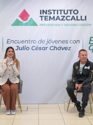 GOBIERNO ESTATAL REALIZA ENCUENTRO INSPIRADOR CON JULIO CÉSAR CHÁVEZ
