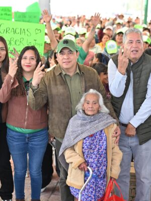 MÁS INFRAESTRUCTURA Y APOYOS ALIMENTARIOS ACERCA RICARDO GALLARDO A SALINAS
