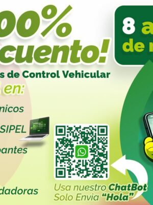 ESTADO BRINDA 100 POR CIENTO DE DESCUENTO EN MULTAS Y RECARGOS DE CONTROL VEHICULAR