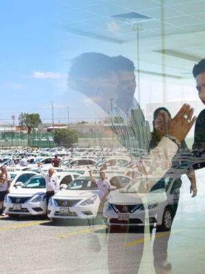 EL GOBERNADOR RICARDO GALLARDO ACUERDA CON TAXISTAS SEGUIR MEJORANDO EL SERVICIO