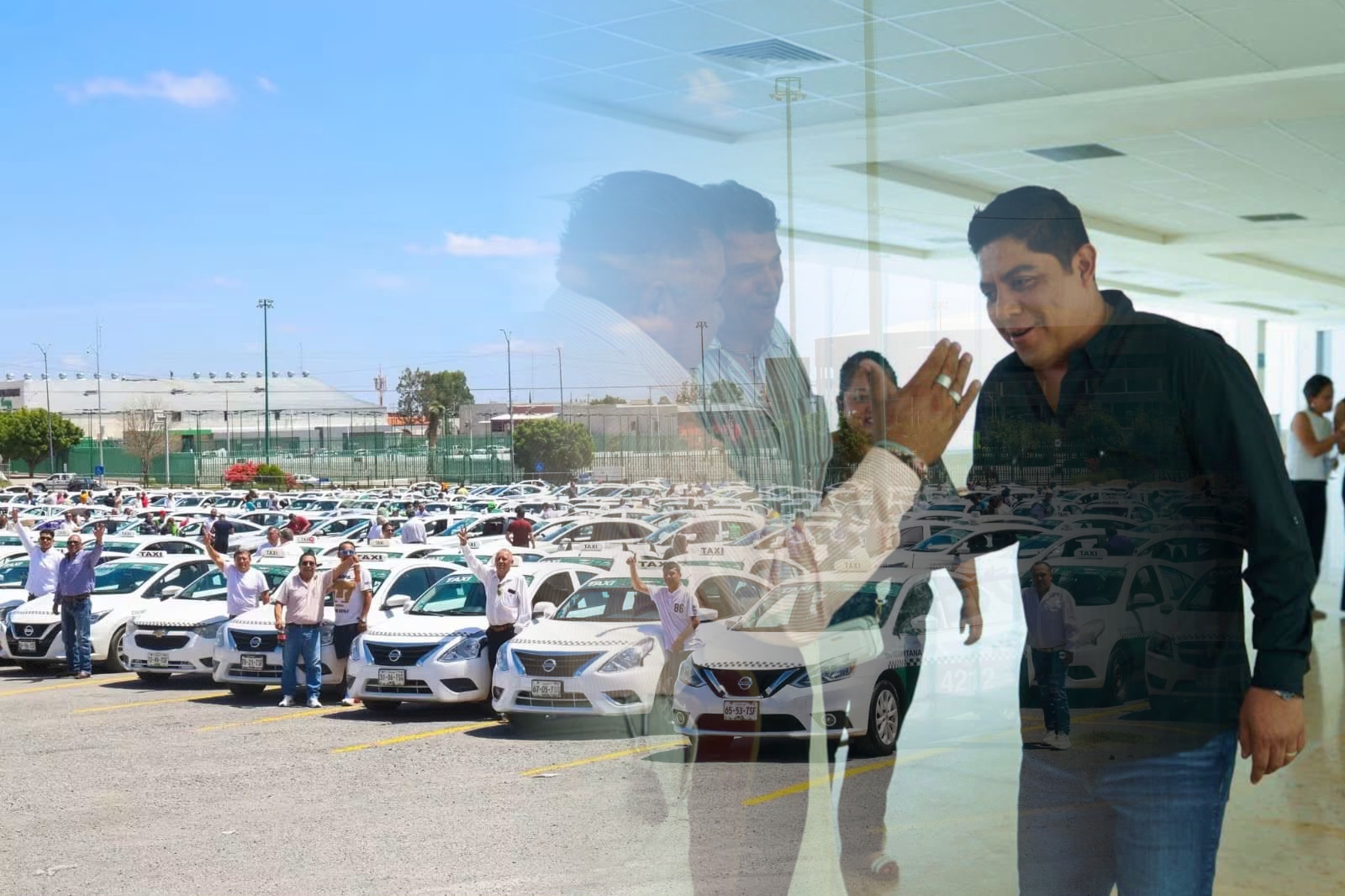 EL GOBERNADOR RICARDO GALLARDO ACUERDA CON TAXISTAS SEGUIR MEJORANDO EL SERVICIO