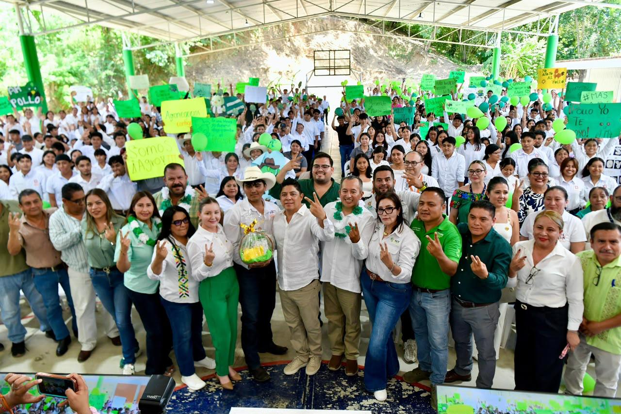 EL GOBERNADOR RICARDO GALLARDO ENTREGA MÁS INFRAESTRUCTURA EDUCATIVA EN LA HUASTECA POTOSINA