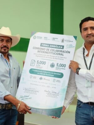 REGISTRO CIVIL ACERCA TRÁMITES GRATUITOS A LOS 59 MUNICIPIOS
