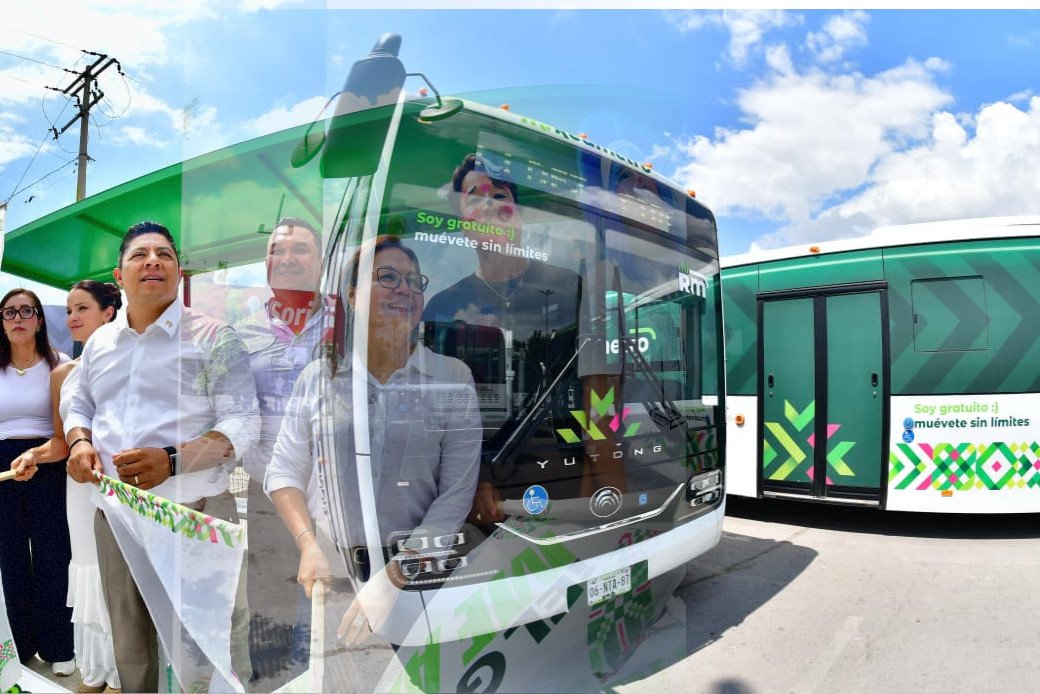 EL GOBERNADOR RICARDO GALLARDO ARRANCA LA NUEVA REDMETRO EN RIOVERDE